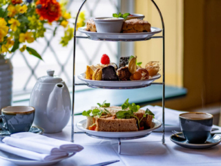 Afternoon tea at Clarion Charlecote Pheasant, Stratford-upon-Avon