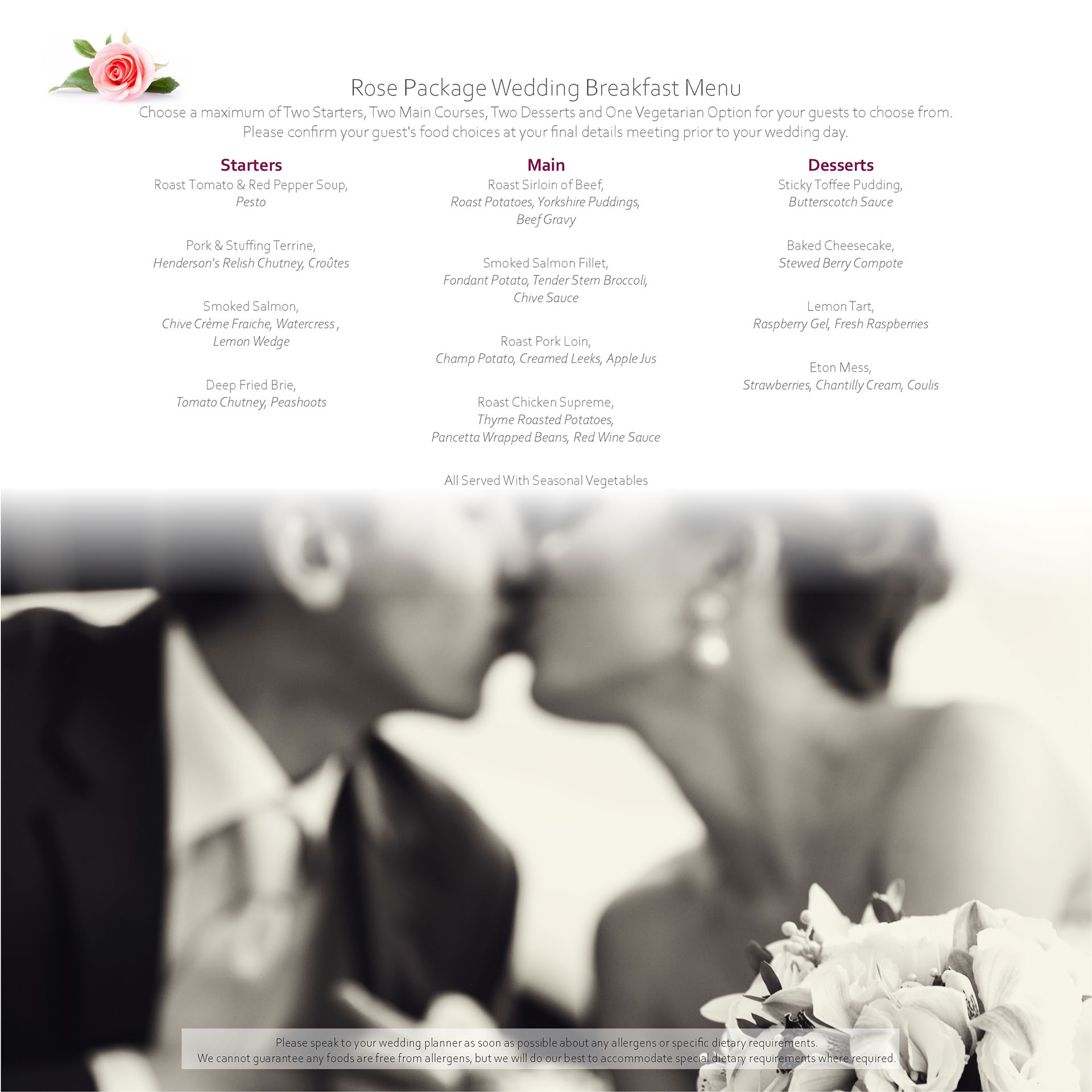 The Charlecote Pheasant Hotel Wedding Brochure