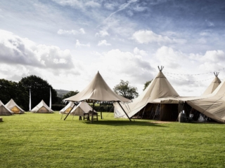 Luxurious giant tipis at Clarion Hotel Charlecote Pheasant Stratford-upon-Avon