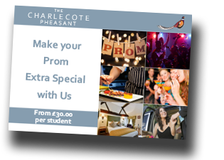 Prom Venues in Stratford upon Avon Package at the Charlecote Pheasant Hotel-1