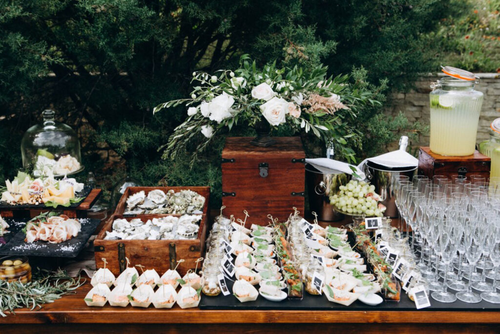 Rustic Country Wedding Ideas At The Charlecote Pheasant Hotel rustic table