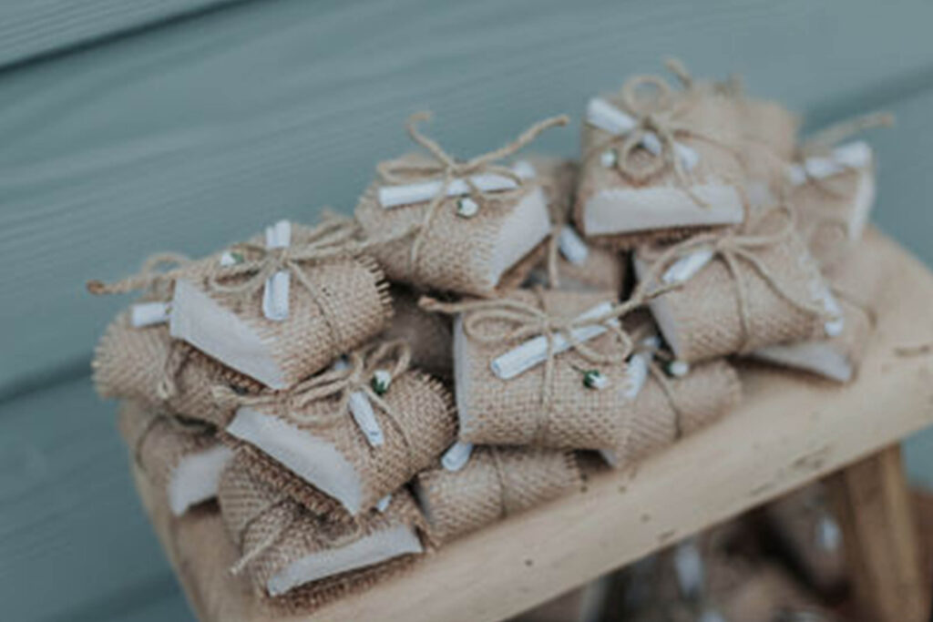 Rustic Country Wedding Ideas At Clarion Hotel Charlecote Pheasant wedding favour