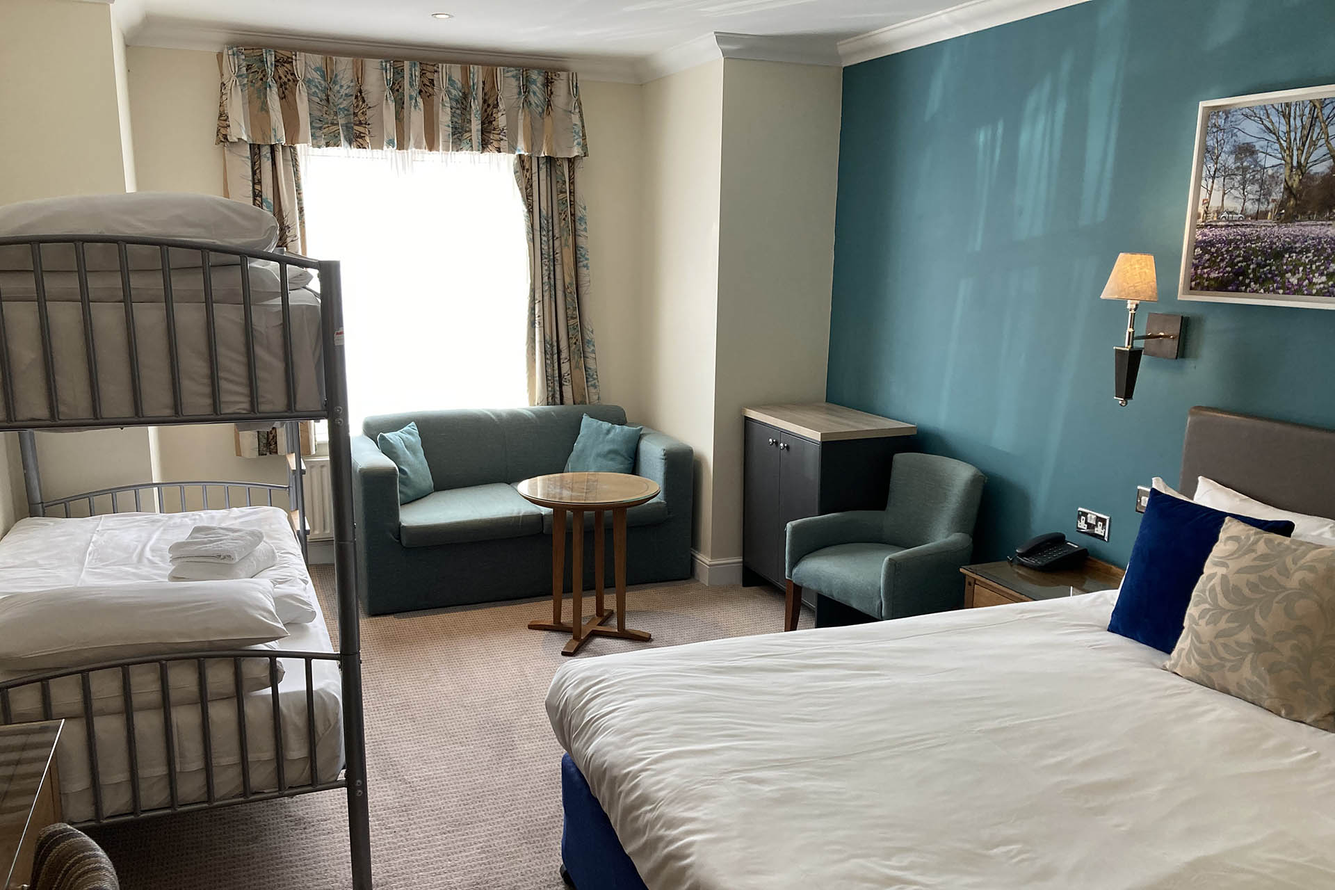 Family Bunk Beds rooms at the Charlecote Pheasant Hotel Stratford-upon-Avon
