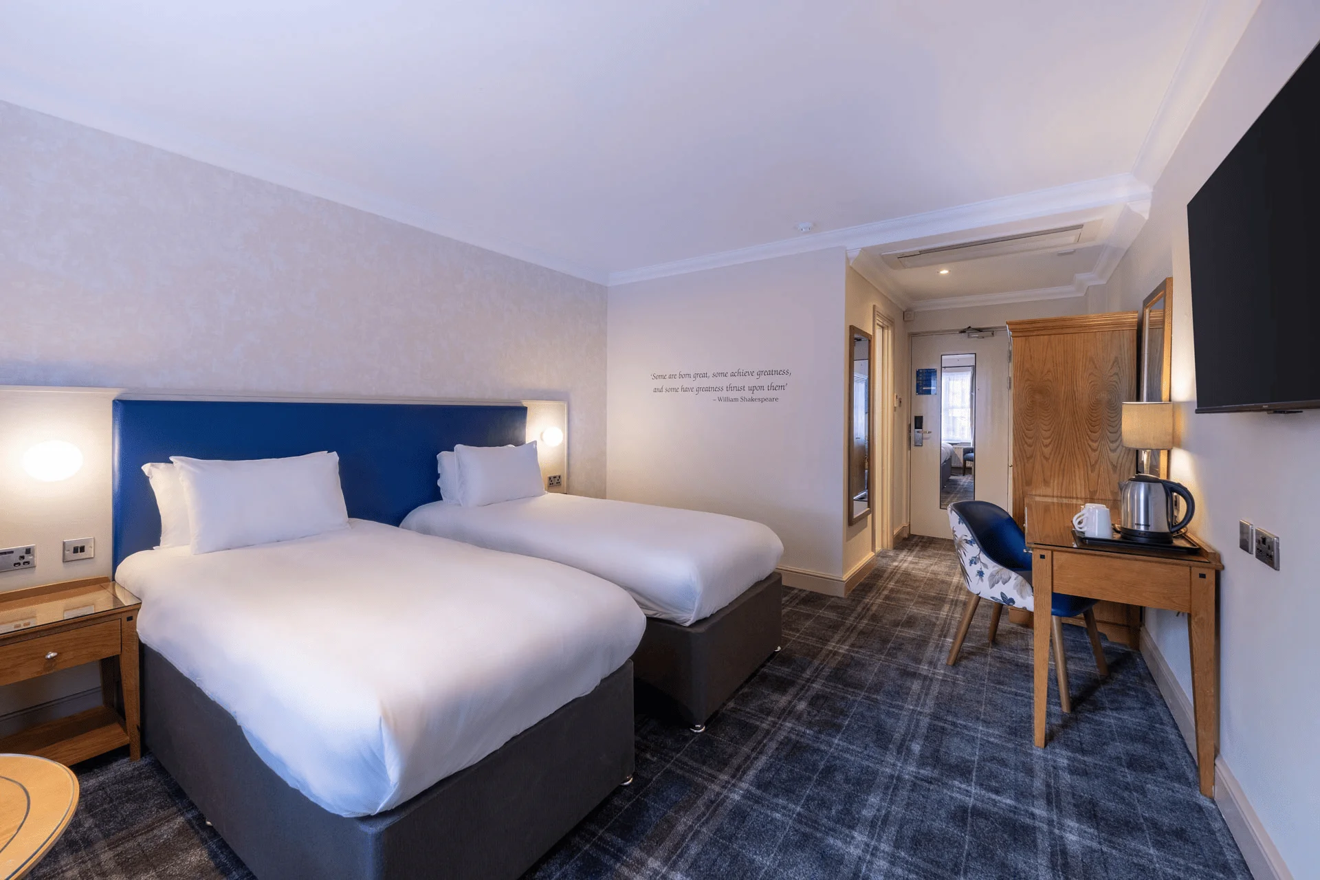 Twin Room Clarion Charlecote Pheasant, Stratford-upon-Avon